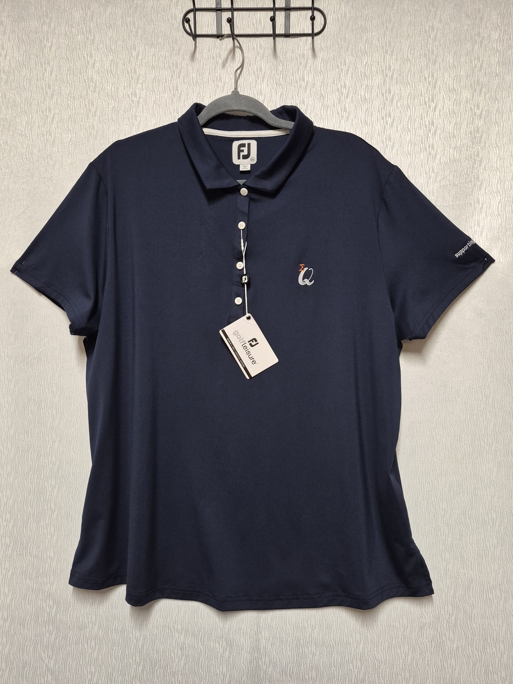 NWT FootJoy Navy Polo 2XL Golfleisure 4-Way Stretch Warfighter